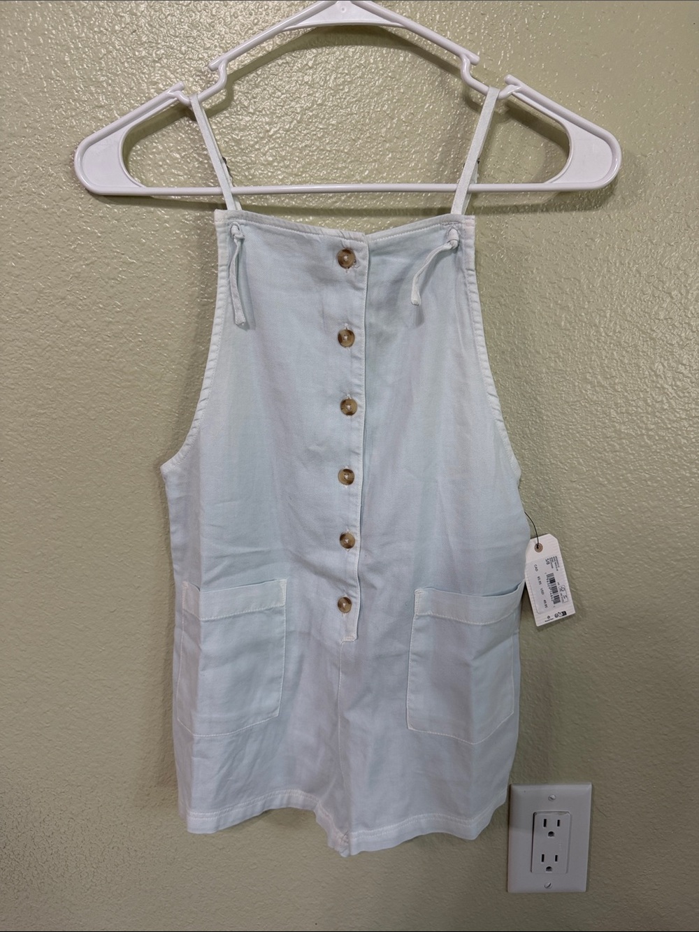 Billabong Girls Button-Front Romper